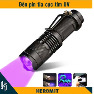 Đèn pin led tia cực tím huỳnh quang UV soi phát quang các loại