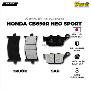 Má phanh trước- sau vesrah resin cb650r / cbr650r