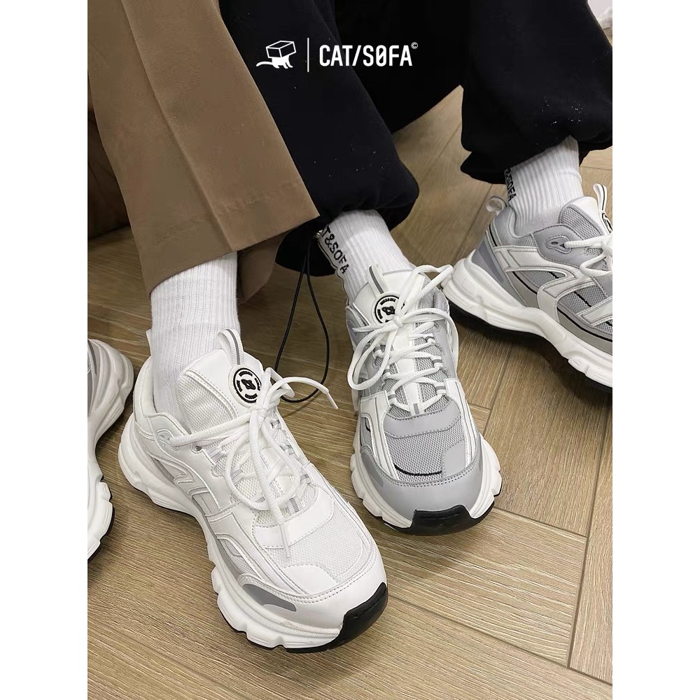 Giày thể thao Cat&Sofa hàng có sẵn - full box phụ kiện -LIGHT CHUNKY - AC102 sneaker unisex