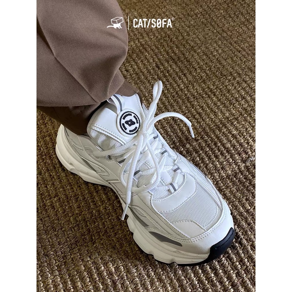 Giày thể thao Cat&Sofa hàng có sẵn - full box phụ kiện -LIGHT CHUNKY - AC102 sneaker unisex