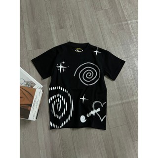 ÁO BABYTEE /SPIRAL ĐEN