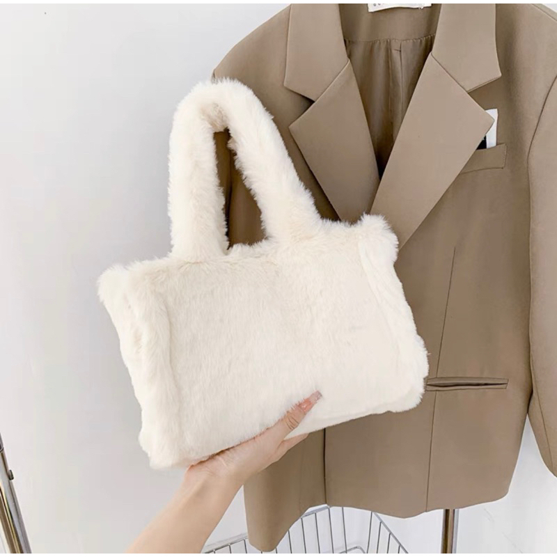 Túi stradivarius lông mịn