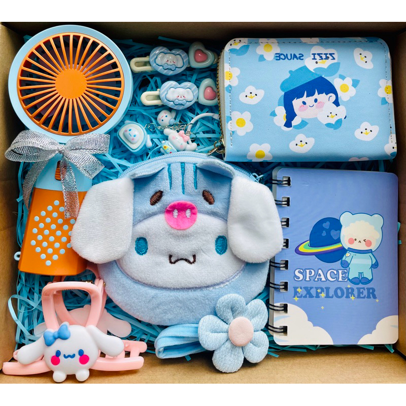 Set quà sinh nhật, quà tặng bé gái, crush Cinamoroll đáng yêu, cute/Gift box.Hộp quà tặng/Hộp quà si