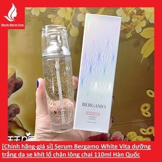 [Auth-giá sỉ] Serum Bergamo Essence Gold 24k dưỡng da, nâng cơ, chống lão hóa da Hàn Quốc chai 110ml-120ml