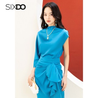 Áo lụa tay lệch sixdo