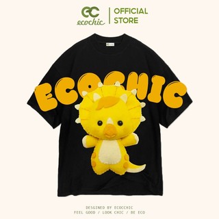 Áo Phông ECOCHIC DINOSAUR Tee Local Brand Chính Hãng Unisex Form Rộng Oversize Premium Cotton 100% F838