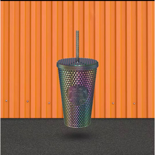 [LY GAI LÙN ]Ly Starbucks Cold Cup 16Oz(473ml) HALLOWEEN BLING BLACK PVD