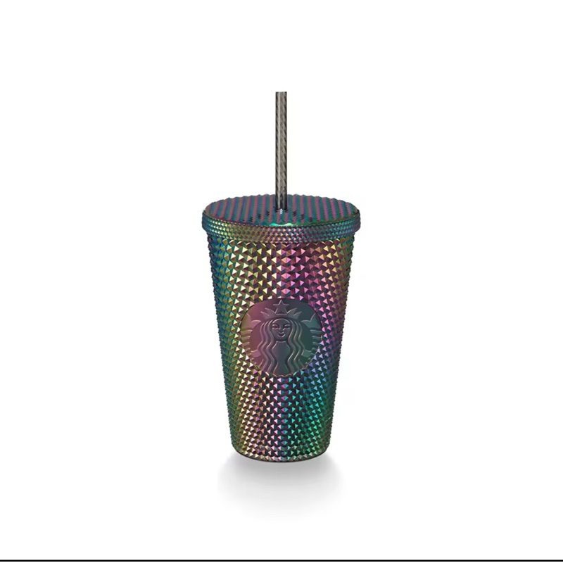 [LY GAI LÙN ]Ly Starbucks Cold Cup 16Oz(473ml) HALLOWEEN BLING BLACK PVD