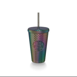 Ly starbucks cold cup 16oz bling black pvd