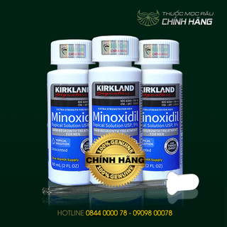 Dung dịch mọc râu tóc Minoxidil Combo 3 lọ lỏng