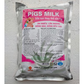 1kg PIGS MILK Sữa cho gia súc non gồm lợn, dê, cừu, bê, nghé, chó, mèo con, dúi con non còi cọc, kém ăn