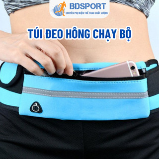 Túi Đeo Hông Chạy Bộ Dành Cho Nam Nữ, Túi Đựng Điện Thoại Chạy Bộ Có Lỗ Luồn Tai Nghe Và Ngăn Đựng Chai Nước