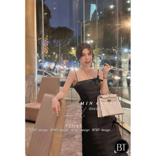 đầm thiết kế 2s đen nơ