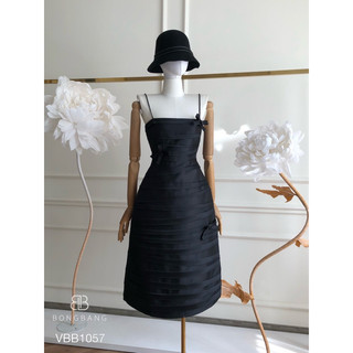 đầm thiết kế 2s đen nơ