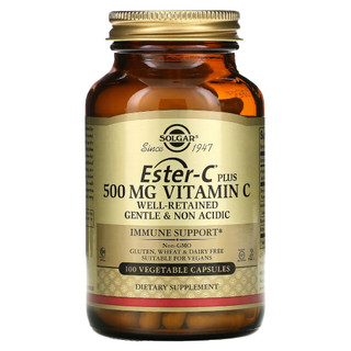 Solgar Ester-C Plus Vitamin C 500mg // 1000mg. dạng Ester hấp thu tốt hơn và phù hợp cho người mẫn cảm ở dạ dày