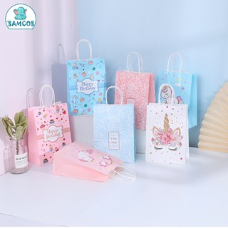 Túi Đựng Quà, đựng mỹ phẩm, sinh nhật có quai loại đẹp giá rẻ Samcos