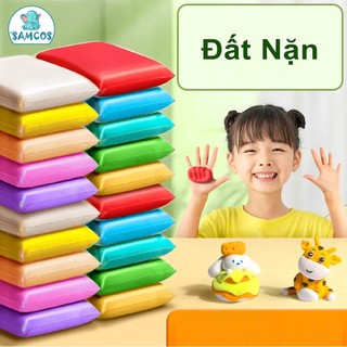 Đất nặn tự khô, đất sét 12/24/36 màu, tặng kèm dụng cụ cắt cho bé tập làm butter slime SamCos