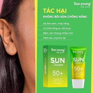 Combo 5 Kem Chống nắng 50+ Soo Young mini 10ml