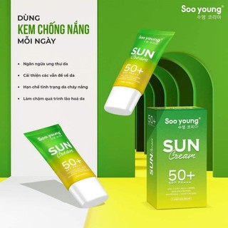 Combo 5 Kem Chống nắng 50+ Soo Young mini 10ml
