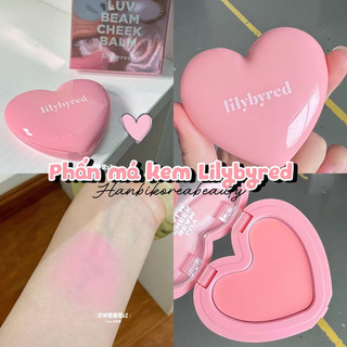Phấn má trái tym dạng kem, phấn lilybyred💛🧡❤️