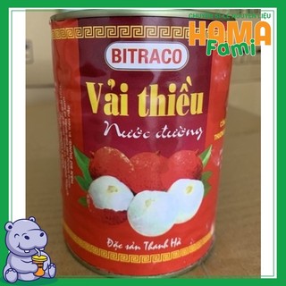 Vải Thiều Ngâm THANH HÀ Lon Đỏ 565g