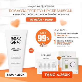 Kem dưỡng cao cấp Chống lão hóa,và Căng bóng Rosa Graf Forty Plus Up Cream Be'Balance - ricorner88