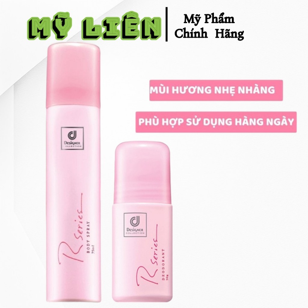 Nội địa Thái - Combo Xịt Body Rseries + Lăn nách Rseries Thái Lan