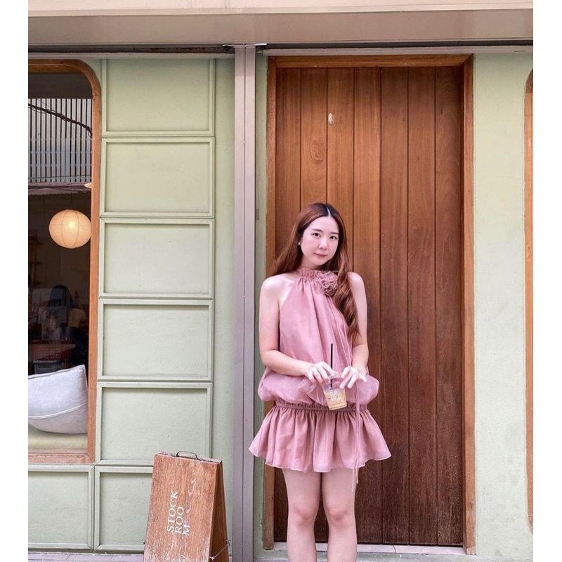 Yếm váy tơ đính nơ (tặng kèm quần) V125 /Shyncloset | BigBuy360 - bigbuy360.vn