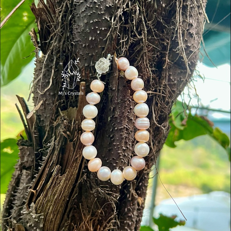 Vòng tay Freshwater Pearls tứ quý thiên nhiên cực xinh