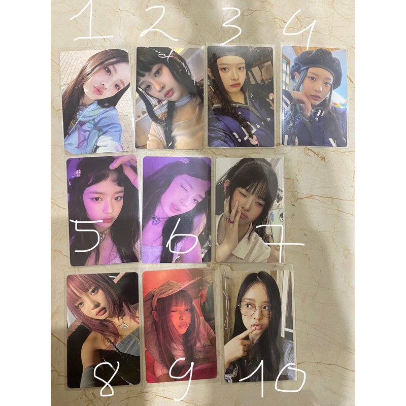 LẺ BỘ ẢNH THẺ CARD PHOTOCARD HANNI NEWJEANS