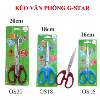 Kéo cắt thủ công - kéo cắt giấy - kéo văn phòng gstar / g-star os16 / os-16 / os 16 /os18 / os-18 / os 18 / os20 / os-20