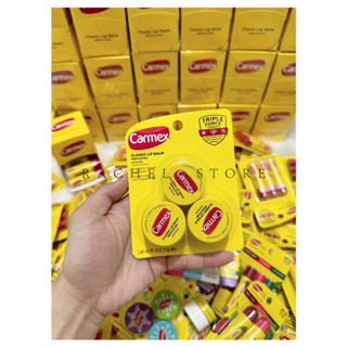 [BILL US] Son dưỡng môi carmex dạng hộp tròn 7.5g SPF15 dưỡng môi không mùi nhập Mỹ