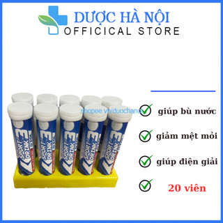 Viên sủi Bù điện giải sport drink ozol giúp bù nước cho cơ thể lốc 10 tuýp 20 viên