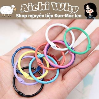 Móc khóa gắn chìa khóa nhiều màu sắc tiện dụng cỡ 30mm