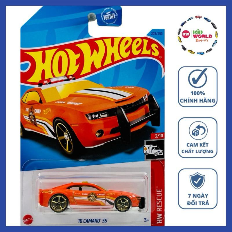 Xe mô hình Hot Wheels basic '10 Camaro SS HKJ19.