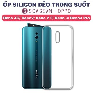 Ốp silicon dẻo trong suốt oppo reno 4g/ reno2/ reno 2 f/ reno 3/ reno3 pro