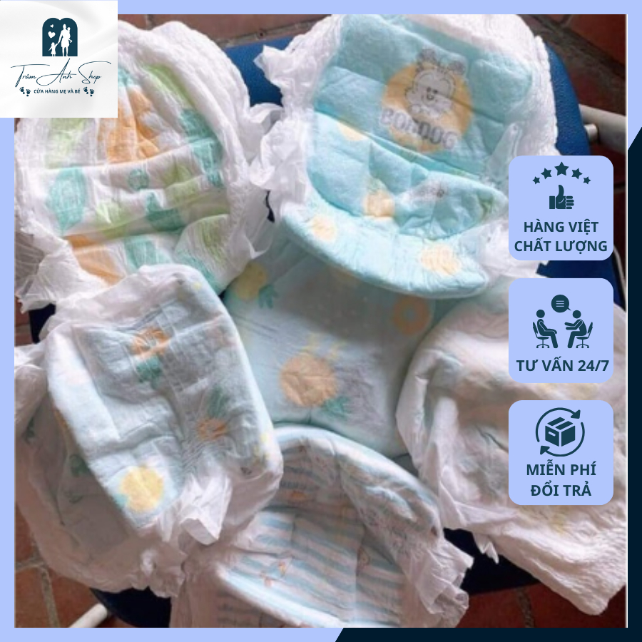 Set 100 miếng tã bỉm quần HIPGIG A phiên bản nâng cấp, bào bì xịn, đủ các size, bỉm cho bé gái bé trai thoáng khí