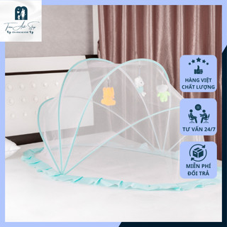 Màn chụp trẻ em tự bung gấp gọn, mùng chụp tự bung chống muỗi cho bé sơ sinh, bé lớn an toàn tuyệt đối