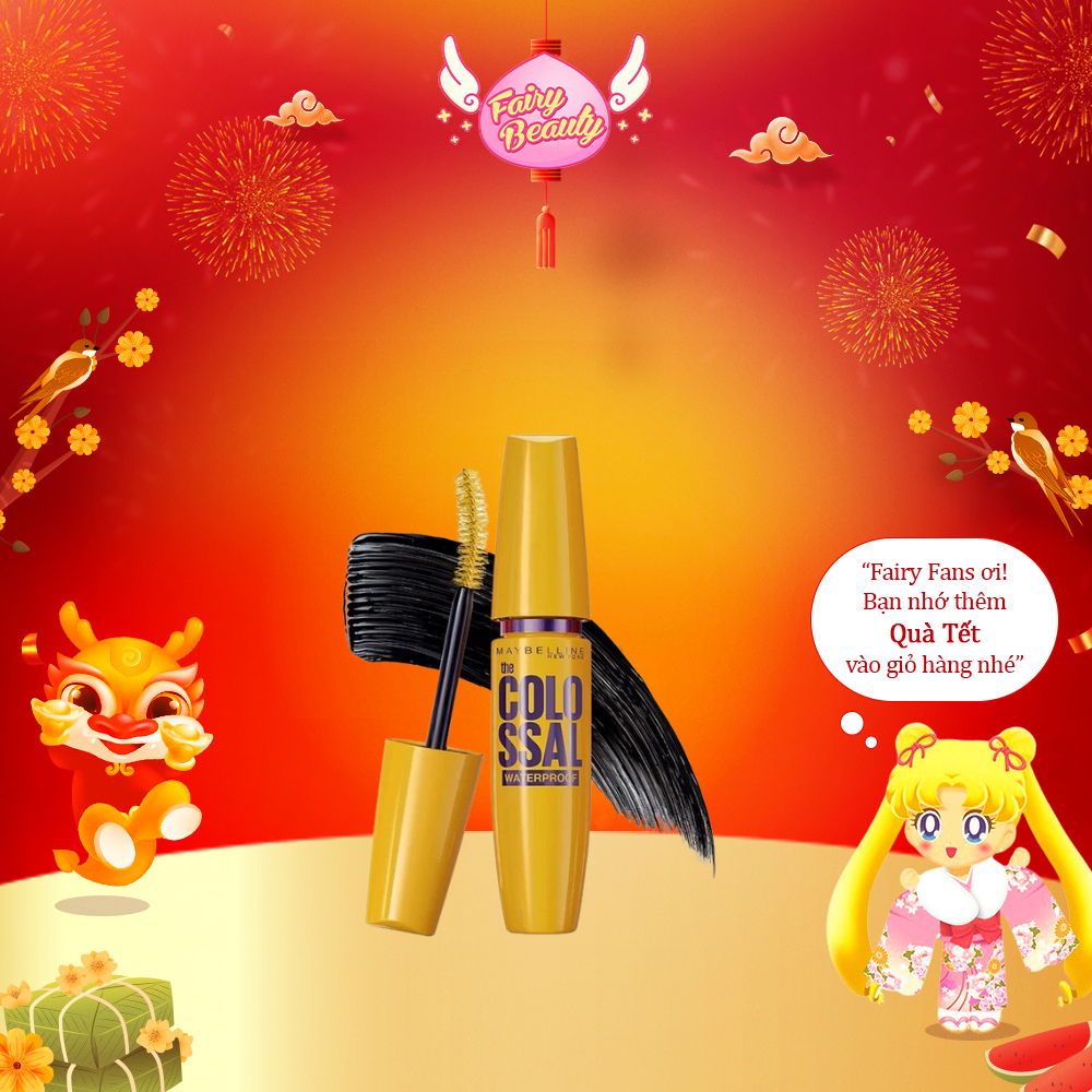 Mascara Dưỡng Mi Collagen Dày Gấp 10 Lần Không Lem Không Trôi Colossal 9.2ml