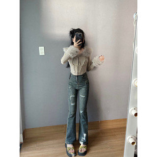 Quần jeans ống loe Cuahangjeans (ảnh thật)