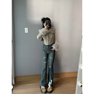 Quần jeans ống loe Cuahangjeans (ảnh thật)