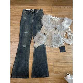 Quần jeans ống loe Cuahangjeans (ảnh thật)