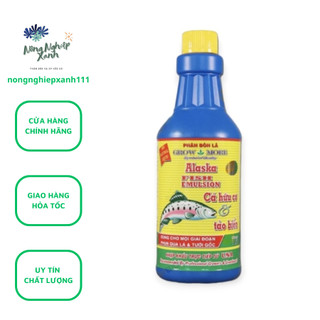 Phân bón lá grow more alaska cá hưu cơ & tảo biển chai 1 lít dùng cho mọi giai đoạn phun qua lá & tưới gốc