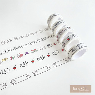 Băng dính washi họa tiết xinh xắn trang trí sổ, làm journal