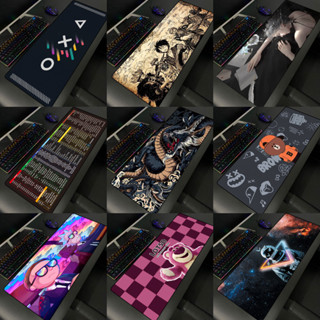 Lót chuột cỡ lớn 100 mẫu 90x40 80x30 pad chuột anime siêu bền, giặt thoải mái dùng trong văn phòng, chơi game mã ss02