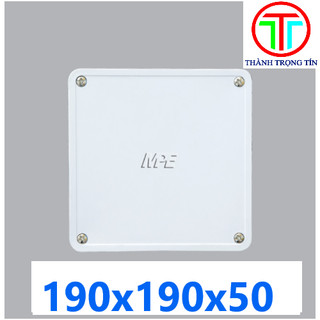 Hộp nối a332, a442, a662, a882 ống điện, box nhựa chính hãng mpe, box 76x76, box 100x100, box 150x150, box 190x190