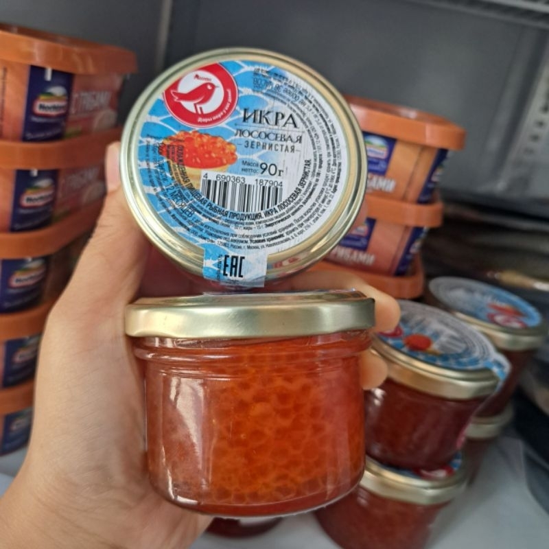 TRỨNG CÁ HỒI (lọ 90gr)