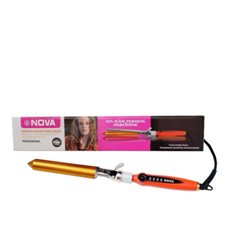 máy kẹp tóc xoăn lõi đồng NOVA
