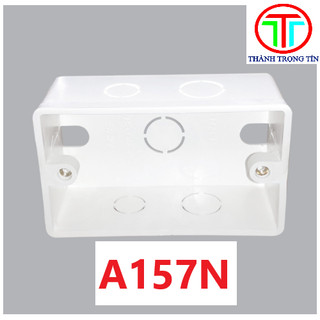 Đế âm tường, hộp nhựa âm tường đơn, đôi, âm tường MCB, chính hãng MPE