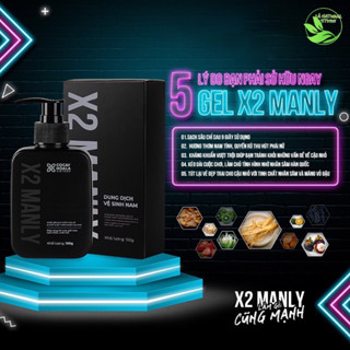 Dung dịch vệ sinh Nam-X2 Manly cocayhoala [Hàng Chính Hãng]